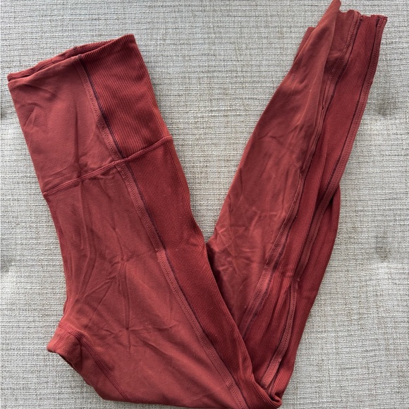 Nike Women's Shapewear Leggings - Rust Red - Picture 1 of 2